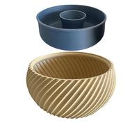 Genérico Double Layer Nut Bowl, Serving Container Storage, 8x6 Inch Dish with Modern Design, Practical Snack Organizer for Kitchen Dining Room, Party Accessory, Ideal for Home and Outdoor Picnic