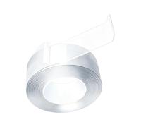 Genérico Double Sided Mounting Tape - Multipurpose Wall Safe Adhesive Tape, Clear Nano Waterproof Removable Strong Adhesive | For Home Office Posters Photo Frames Carpets Rugs Crafts Board Mirror