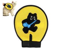 Genérico Double-Sided Pet Grooming Glove, Wet and Dry Hair Remover Mitt | Silicone Grooming Side for Bathing and Shedding, Fabric Side Lifts Pet Hair from Clothes, Bedding, Furniture and Rugs