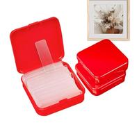 Genérico Double Sided Tape For Walls - Strong Adhesive Mounting System 3 Box Set, Removable No Trace Sticky Strips, Multi Fixing Solution For Wood Paper Glass Poster Craft Scrapbook Use | Home Usage