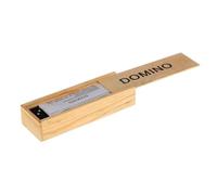 Genérico Double Six Dominoes Set | 28 Tile Game | Family Board Game | Includes Durable Black Tiles And Carry Case For Storage | Suitable For Kids, Adults, Parties And Family Game Nights