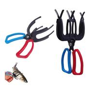 Genérico Double-Toothed Three-Toothed Fish-Controlling Pliers, 2026 New 3 Claw Fish Gripper, Fishing Plier Gripper Metal Fish Control, for Outdoor Fishing (Mix)