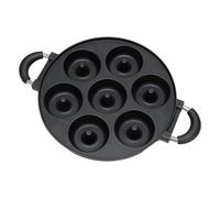 Genérico Dough Cooking Pans - 7 Holes Non-Stick Aluminum Easy Release Pans | Baking Donut Maker | Ideal For Airfryer Oven Bake Cooking Frying Bakers Breakfast Home Reposteria Kitchen Bakeware