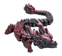 Genérico Dragón articulado 3D Impresión 3D Dragón de articulado Completo | Dragon Fidget Toy 3D Articulaciones flexibles articuladas decoración del hogar, Rellenos de cesta de huevos de Pascua