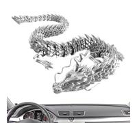 Genérico Dragón articulado Impreso en 3D,Figura de dragón articulada Impresa en 3D | Cautivadores Detalles de Ojos, Suministros de decoración para peceras, automóviles, oficinas y hogares