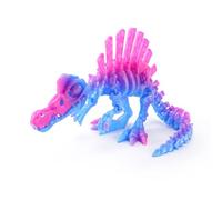 Genérico Dragón Impreso 3D Animales Fidget Esqueleto de Spinosaurus para Home Office Decoración de Descompresión Juguetes de Escritorio Ejecutivo-Nebula Sunset||19cm/7in
