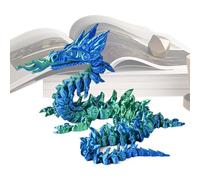 Genérico Dragón Impreso En 3D - Juguetes Fidget Articulados - Figura Articulada Decorativa Coleccionable de Dragón de Fuego para Pascua, Escritorio o Estantería