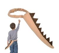 Genérico Dragon Tails Cosplay,Role Play Costume Props | Animal Tail With Elastic Band | Dinosaur Theme Party Themed Event