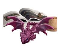 Genérico Dragon Toys, 3D Printed Articulated Flying Dragon Model with Movable Joints, Creative Crafts & Executive Desk Fidget Toys for Home & Office, Red Gold, Black Red, Black Purple, Blue Silver
