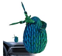 Genérico dragónImpreso En 3D En Huevo - Juguete De dragónArticulado, dragónDe | Diseño con Bisagras Totalmente Flexible, Estatuilla De Fantasía Creativa, Regalo De Huevo De dragónColorido