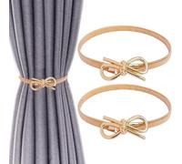 Genérico Drape Tieback Cord, Metal Twist Rope, 2pcs Maple Leaves Design, Adds a Touch of Nature, Elegant Curtain Holdbacks for Nursery, Patio, Housewarming, Classroom, Beach House, Room Decoration