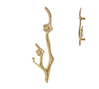 Genérico Drawer Handle, Brass Comfortable Furniture Pull, Branch Drawer Handles for Cupboards, Bookcase, Bookshelves, Wardrobes, Home, Dormitory, Hotel, Apartment