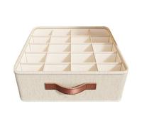 Genérico Drawer Organisers - Sock Storage, Underwear Storage Boxes | Machine-Washable Underwear Storages Box With 20 Grids For Closet, Living Room, Nursery Accessories | 12.6x12.6x3.94 pulgadas