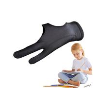 Genérico Drawing Glove, Two-Finger Graphic Tablet Drawing Glove, 2 Pieces Breathable Wraps for Right and Left Hand, Artist Accessories for Paper Sketching, Digital Illustration, Students