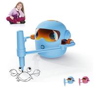 Genérico Drawing Robot for Kids, Interactive Educational Drawing Robot for Kids, Guide Art Enlightenment, with 100 Word Cards & 14 Color Pens for Girls and Boys Age 3-6 (C#1)