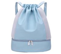 Genérico Drawstring Gym Backpack Waterproof Wet Dry Pool Bag