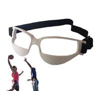 Genérico Dribbling Glasses, Basketball Training Eyewear, Sports Vision Goggles, Tpee Flexible Frame, Lightweight Comfortable Fit, Practice Equipment for Teens Adults, 6.7x2.36 Inches, 1pc