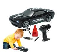 Genérico Drift Car Toy, 4wd Remote Control Off Road Vehicle, 8.27x2.56x3.54 Inch Led Light Electric Stunt Racer & High Speed Rechargeable Model for Competitive Racing and Adventurous Play