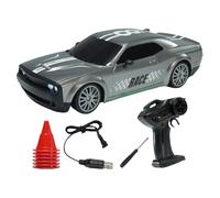 Genérico Drift Car Toy, 4wd Remote Control Off Road Vehicle, 8.27x2.56x3.54 Inch Led Light Electric Stunt Racer & High Speed Rechargeable Model for Competitive Racing and Adventurous Play