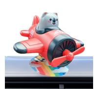 Genérico Drifting Aircraft Dashboard Decor, Cute Car Interior Ornament, Collectible Figurine Toy, Perfect for Auto SUV Sedan RV Desk Travel Road Trip Present for Kids and Adults, 11.7x11x8cm Red Blue