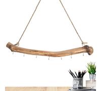 Genérico Driftwood Wall Hanging Rack - Rustic Branch Organizer for Hooks | Handmade Wood with Display, Scarves Hats Keys Headphones Jackets Entryway Decor for Living Room Bedroom Accent