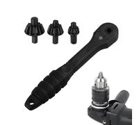 Genérico Drill Chuck Ratchet Spanner, Quick Change Adapter Spanner, Portable Double Head Ratchets Wrench, Durable Compact Hand Tool for Car Repair, Bike Maintenance, Fast and Easy Socket Changes Use