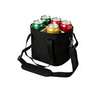 Genérico Drink Bag Carrier, Leak Proof Organizer, 4 Compartment Foldable Tote, Reusable Insulated Holder, Coffee Cup Transporter for Coffee, Water, Picnic, Travel, Snack, Beach, Office, Gym, Family