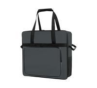 Genérico Drink Maker Bag - 46cm Travel Carrier Case | Oxford Black Fabric Organizer, Portable Storage Tote with Front Opening Cover Accessories Pouch For Machine Outdoor Camping
