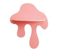 Genérico Dripping Shape Floating Shelf, Decorative Wall Book Rack, 30cm Wall Mount Storage Shelf with Smooth Resin Style, Modern Home Plant Display Stand, Apartment Nursery Living Use