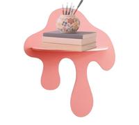 Genérico Dripping Shape Wall Shelf, Decorative Book Rack Tool, Efficiency with Liquid-Motion Feature, Durable Storage Shield, Living Room Accessory with Sleek Style, Utility Gear for Books and Plants