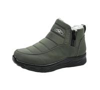 Genérico Dritnow Shoes Women’s Insulated Snow Boots, Waterproof Non-Slip & Fur Lined,Comfortable Warm, On Winter Ankle Boots (Green,43)