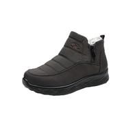 Genérico Dritnow Shoes Women’s Insulated Snow Boots, Waterproof Non-Slip & Fur Lined,Comfortable Warm, On Winter Ankle Boots (Coffee,40 1/2)