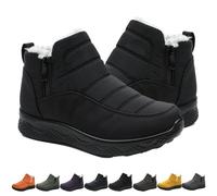 Genérico Dritnow Women’s Insulated Snow Boots, Dritnow Snow Boots Women, Waterproof, Non-slip & Fur Lined Walking Shoes (Black,36)