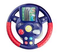 Genérico Driving Steering Toy, Simulated Wheel, Interactive Music Light, Electric Early Learning Game, 10.24x10.24x4.33 Inches, Fun Driving Simulation for Boys and Girls, Car Play Activity