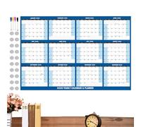 Genérico Dry Erase Calendar, Daily Planner Whiteboard, Reusable Erasable for Easy Scheduling, Magnetic Backing for Stable Fridge Mounting, Ideal for School Organization, Kitchen Planning