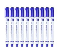 Genérico Dry Erase Markers - 10 piezas Classroom Pen Set, 0,5 mm Fine Tip, Built-In Eraser | Whiteboard Writing Tools For Teachers Schools Preschools Kindergartens Educational Drawing Activities