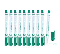Genérico Dry Erase Markers - Fine Tip School Pens with Eraser, 10-Piece Writing Set for Teacher Classroom, Smooth Ink Flow with Easy Grip, Whiteboard Tools, Precision Markers for Drawing Activities