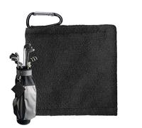 Genérico Dry Golf Cloth - Club Cleaning Towel for Putting Green, 14 pulgadas Microfibra Wipe with Loop, Sports Gear Set with Detail, Outdoor Ejercise Supply, Ball Cleaner for Course, Practice, Leisure