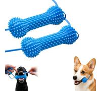Genérico Dual-Action Canine Dental Prop, Dog Dental Chews Toy for Easier Teeth Brushing, Pet Oral Care for Small, Dog Mouth Opener for Medium and Large Dogs (2pcs)
