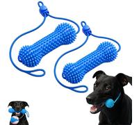 Genérico Dual-Action Canine Dental Prop, Teeth Cleaning Tools for Small, Dog Dental Chew Toy for Puppy, Dentals Care Teeth Cleaning, Reusable Dentals Chews with Dogs, Puppy Chew Toys (2pcs)