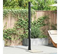Genérico Ducha Solar Exterior Negro 217 cm PVC y Aluminio,Casa y jardín,Piscina y SPA,Accesorios para Piscinas y SPA,Negro,8.23 KG,42003412