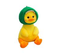 Genérico Duck Plush, 9.84-Inch Yellow Stuffed Duck Doll, Soft & Cuddly Toy Throw Pillow, Adorable Sofa Cushion & Baby Sleeping Buddy, Perfect for Kids & Adults, Cute Home Decoration for Bedroom
