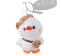 Genérico Duck Plush Keychain Cute Stuffed Animal Bag Charm Soft Toy Gift