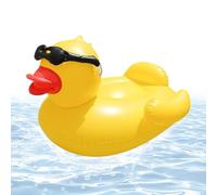 Genérico Duck Pool Float - PVC 71x67in | Inflatable Duck Float Ring, Blow Up Swim Lounge Chair | Floating Water Toy For Summer Beach Lake Pool Yard Garden Outdoor Fun Use