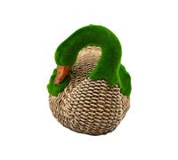 Genérico Duck Room Decor - Resin Collectible Sculpture For Home and Car | Resin with Head Up and Bowed Head Designs, Decorative Duck Figurine with Indoor Outdoor Display Feature