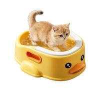 Genérico Duck Shape Bathtub - Portable Dog Shower Tub with Anti-Slip Base & Carry Handle | Pet Grooming Bath Tub For Dogs, Cats, Bathing, Swimming, Playing, Pet Shop, Bathroom & Outdoor Activities