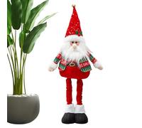 Genérico Duendes Navideños Decoración,Duendes Santa Rojo Felpa Decoración Escritorio, Navidad Hogar para Interiores Exteriores Mesa Jardín Chimenea Escritorio Oficina - para del Hogar,