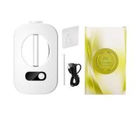 Genérico Duftöl Diffusor - Automaticher Ätherische Öle Vernebler Wandmontiert | Akku, Große Reichweite, Mit Timer, Für Hotel, Spa, Wohnzimmer, Kinderzimmer & Yoga