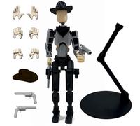 Genérico Dummy 13 Vaquero Forajido XL - Figura Articulada de 30 cm Tintan 13, Muñeco Coleccionable Estilo Oeste, Edición Especial XL al Doble de tamaño Que los Dummys Tradicionales