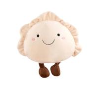 Genérico Dumpling Throw Pillow - Plush Food Toy, Cute Headboard Cushion | Soft Stuffed Gyoza Doll Bolster, Comfortable Nap Time Decorative Bedding For Bedroom